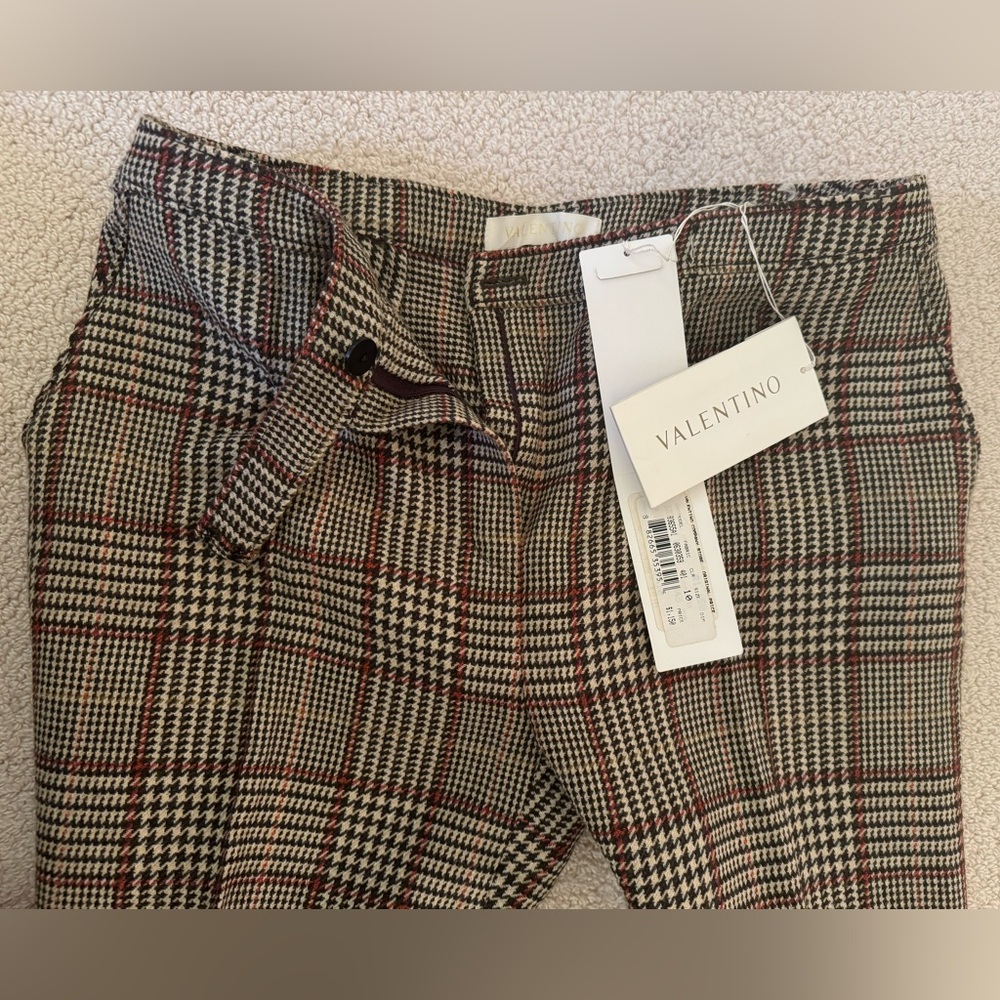 Valentino Plaid Women's Pants NWT